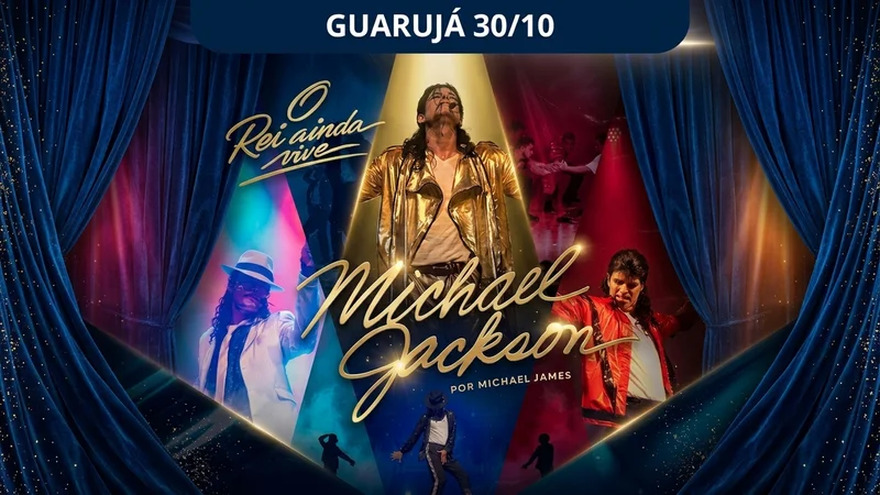 Divulgação do show em Guarujá